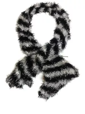 Magic Scarf - Super Soft Scarf - Black & White Stripe • $11