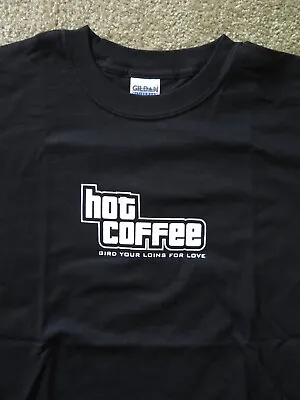 Grand Theft Auto: San Andreas HOT COFFEE Gird Your Loins For Love T-Shirt Black • $49.99