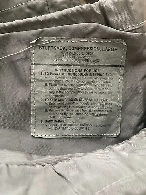 Usgi Large Compression Stuff Sack Imss Modular Sleeping Bag Foliage • $20