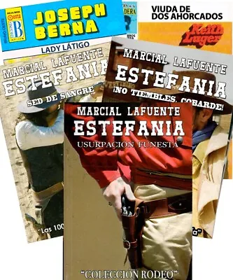 Justicia De Pistolero Set 5 Novelas - Marcial Lafuente Estefania Y Otros Autores • $28.45