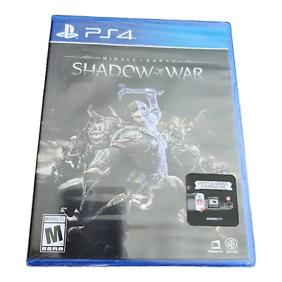 Middle-Earth: Shadow Of War - Definitive Edition - PS4 - New | Factory Sealed • $12.99