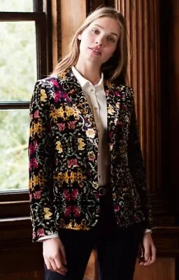 House Of Bruar Evening In The Lodge Floral Velvet Jacket (All Sizes) RRP £149 • £69