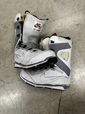 🔶 Nike Zoom Kaiju Jordan 4 White Cement Snowboard Boots Mens Size 8 Ski Snow • $45