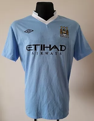 Manchester City 2011 - 2012 Home Football Umbro Shirt #50 Size 46 • $40