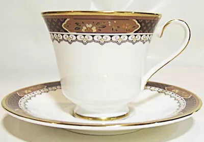 VERONA H5139 Royal Doulton Tea Cup & Saucer NEW NEVER USED Made In England • $29.99