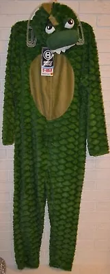 Men's Green Dinosaur Hoodie One Piece Pajama Lounge Sleep Suit S M L XL 2X • $29.99