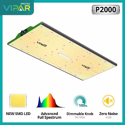 VIPARSPECTRA P1000 P2000 P2500 Full Spectrum LED Grow Light BLOOM IR Replace HPS • $135.89