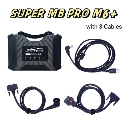 SUPER MB PRO M6+ Wireless Star Diagnosis Tool With Multiplexer USB OBD-2 Cable • $518