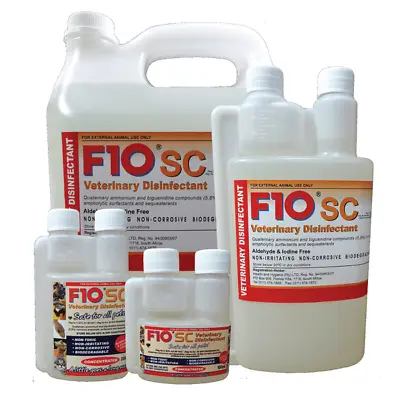 F10SC Veterinary Disinfectant Cleanser #general Cleaning And Disinfecting Cages • £19.99