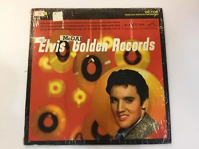 Elvis Presley- Golden Records LP.  LSP-1707(e). RCA  Black Label. E Vinyl - Nice • $10.79