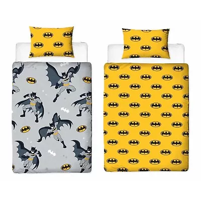£13.99 • Buy BATMAN Reversible Single Duvet Cover Bedding Set Superhero DC Comics BX 1