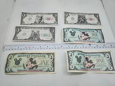 Disney Dollars And Bill Clinton $3 • $398