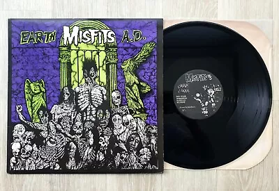 MISFITS Earth A.D. / Wolfs Blood 1986 US 2nd Press Translucent Vinyl No Barcode • $135