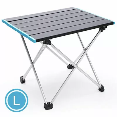 £20.89 • Buy Folding Camping Table Light Weight Portable Aluminium Frame Outdoor Picnic Bag