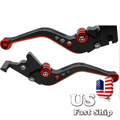 Mixcolor Short Brake Clutch Lever For Z1000 2007-2016 2008 2009 Z750R 2011-2012 • $28.99