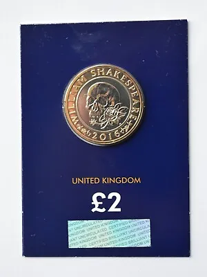 £16.50 • Buy 2016 Shakespeare Tragedies BU £2 Five Pound Coin Change Checker