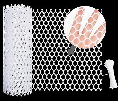 Galvanized Chicken Wire Mesh Netting Rabbit Cage Aviary Fence Plant Net Fencing • £13.39