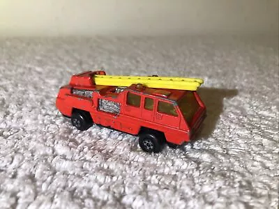 Matchbox Superfast No. 22 Blaze Buster Red Body Yellow Ladder-1975 Lesney • $3.99