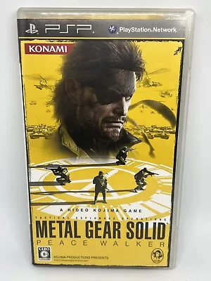 Metal Gear Solid: Peace Walker - PSP Complete In Box CIB JAPAN VERSION VGC JPN • $25