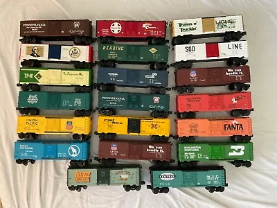 Huge Lot 20 Lionel Trains Full Size Boxcars Excellent Plus Fresh Condition Nice • $63