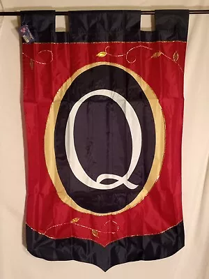 Initial Flag  Q  House Flag 28x44 Double Sided • $12