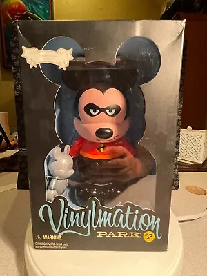 Disney VINYLMATION PARK #2 9  MR INCREDIBLE MICKEY & 3   JACK JACK FREE SHIPPING • $85