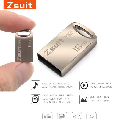 Genuine 16G 32G Flash Drive Storage Mini Memory Metal Pen Stick Usb 2.0 U-YJ;$z • $2.92