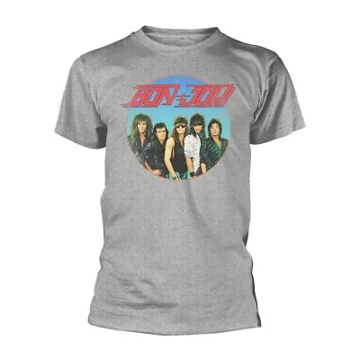 £17.70 • Buy Grey Bon Jovi 80s Slippery When Wet New Jersey Official Tee T-Shirt Mens Unisex