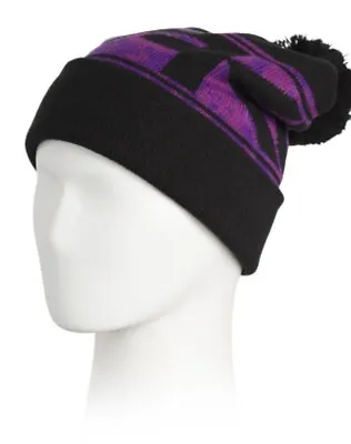 Oakley Wanderlust Pom Beanie Hat (Purple &Grey ) NEW NWT Men/Women One Size • $15