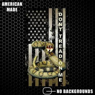 $14.99 • Buy Dont Tread On Me Flag Decal Sticker 2nd Amendment USA Gun Rattlesnake Gadsden