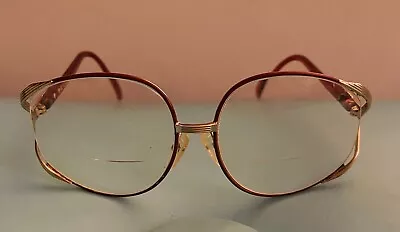 $45 • Buy Rare Vintage Christian Dior Eyeglass Oversized Red Pink Frames