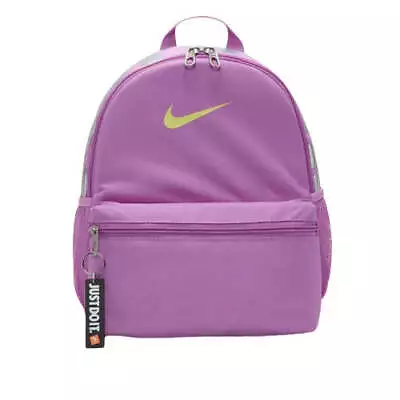 Nike Youth 11L Brasilia Just Do It Mini Backpack - Rush Fuchsia • $77