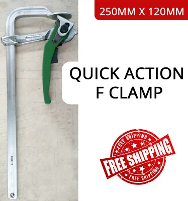 Welding Clamp 250mm X 120mm F Clamp Quick Action Industrial High Quality Forged  • $54.90