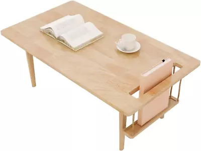 Mid Century Modern Mini-Swing Wooden Coffee/Tea Table Japanese Low Floor Desk  • $127.99