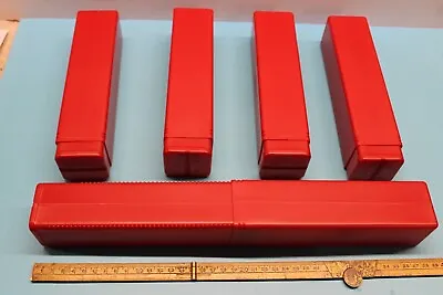 X5 Large Plastic Containers Telescopic Tubes 45mm  Mill Drill Tool Protection • £8