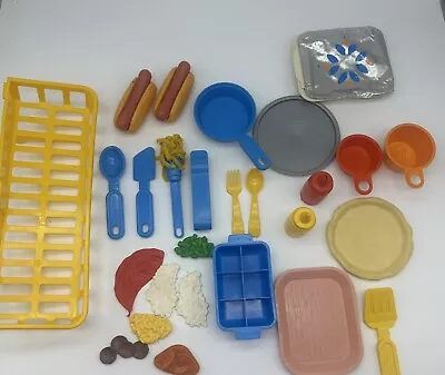 Vintage Fisher Price Fun With Food Pretend Food And Accessories • $29