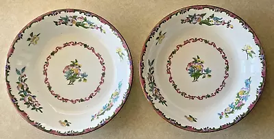 Vintage Minton's England Porcelain Bowl Dish Flowers Nathan Dohrman SF CA 2pcs • $24.95