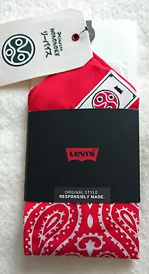 LEVI’S X Princess Mononoke Bandanna Kerchief San's Mask Studio Ghibli From Japan • $54