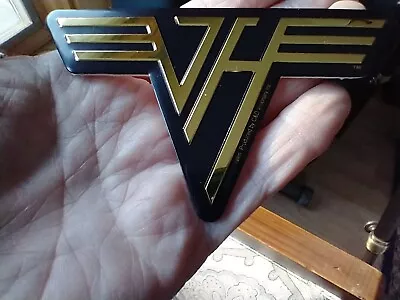 Van Halen Logo 4 X 2.25 Inch GOLD Metal Metallic Sticker • $6.99