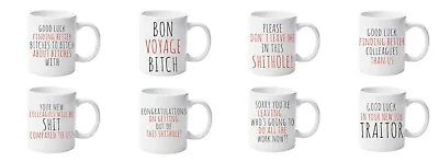 Selection Of Funny Leaving Your Job/ New Job/ Promotion / Leaving Gift Mugs  • £7.99