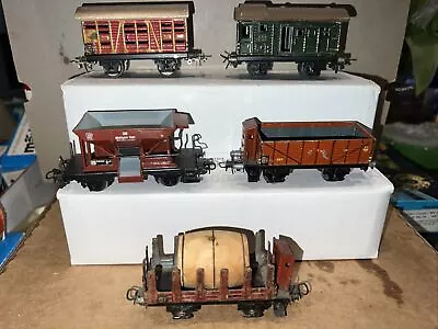 Ho Sclae MÄrklin Lot Of Five Vintage Freight Cars • $55.88