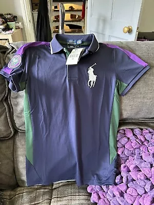 Ralph Lauren Wimbledon Polo Shirt Xs 11-12 Years Bnwt • £20