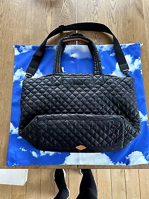 MZ Wallace Large Metro Tote Deluxe In Black • $199