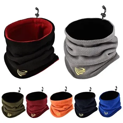 Winter Warm Fleece Neck Gaiter Ski Tube Scarf For Men Women Snood Neck Warmer • £4.89