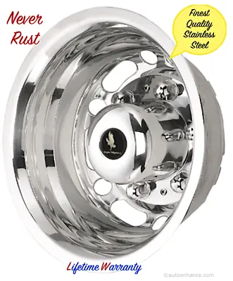 16  Sprinter Rv Motorhome 1 Rear Stainless Steel Wheel Simulator Hubcap Cover © • $157.30