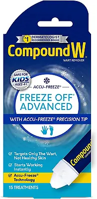$6.88 • Buy Compound W Freeze Off Advanced Wart Remover With Accu-Freeze, Multicolor, 1 Coun