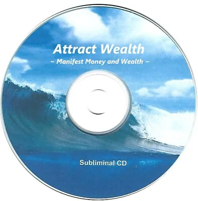 Attract Wealth ~ Manifest Money And Wealth ~ Subliminal CD • $12.75