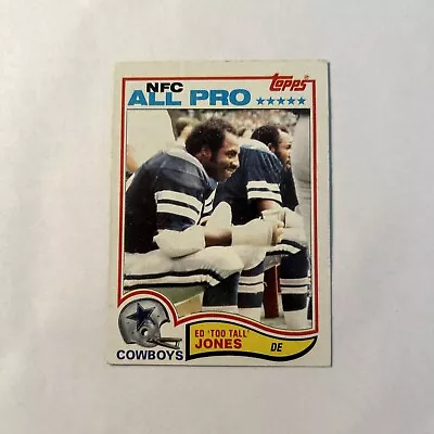 1982 Topps - #318 Ed  Too Tall  Jones • $1.79