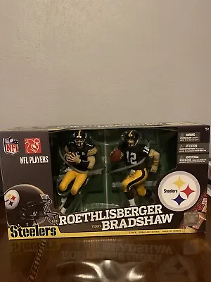 Ben Roethlisberger Terry Bradshaw Steelers Mcfarlane's 2-Pack Figures 6” Sealed • $50