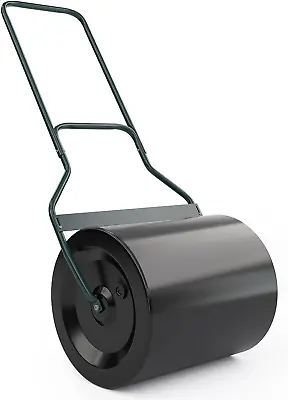 Steel Garden Lawn Roller Water Sand Filled Outdoor Grass Roller Removable Drain • £101.28